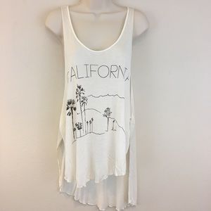 🪴3x$20 SALE White Forever 21 California Shirt